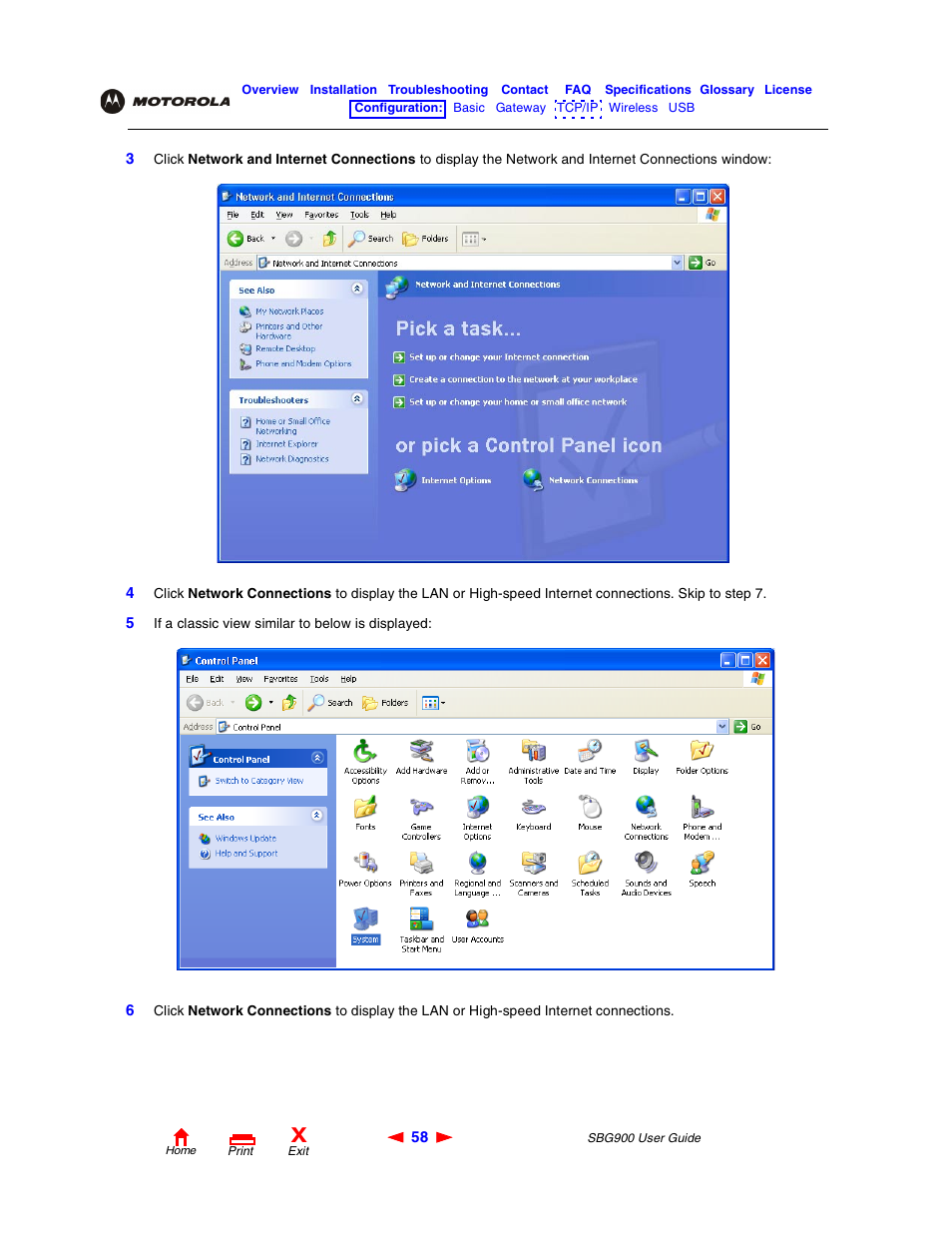 Motorola SBG900 User Manual | Page 64 / 130