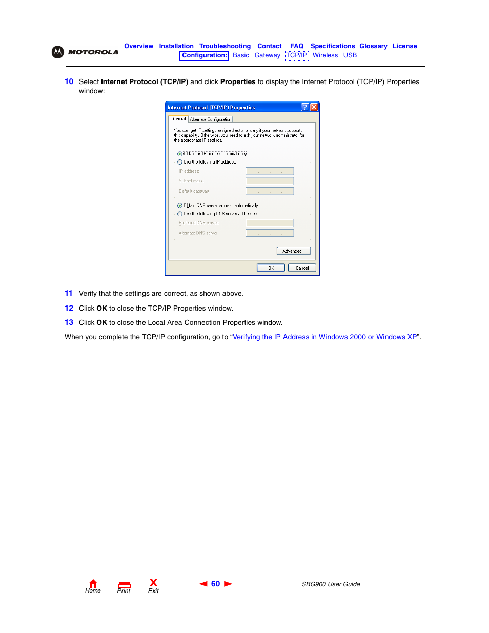 Motorola SBG900 User Manual | Page 66 / 130