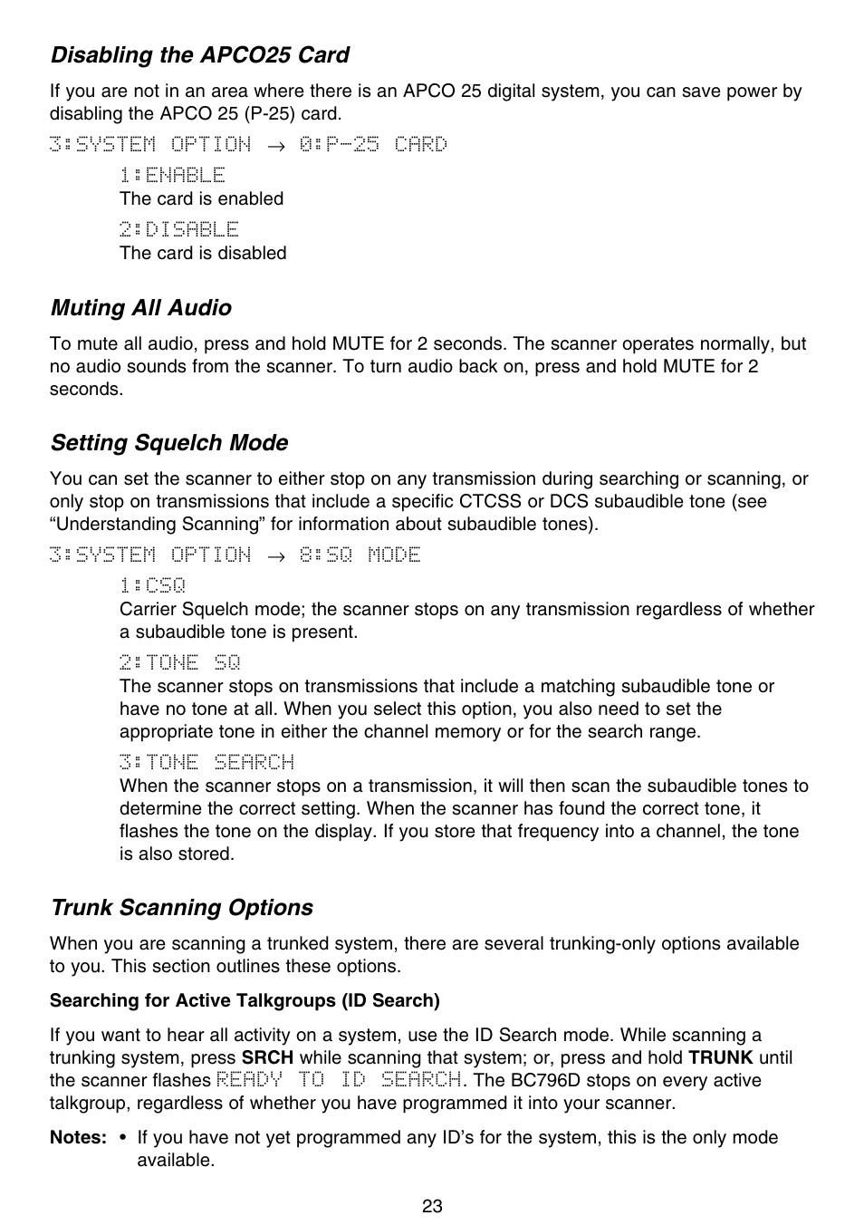 Motorola BC796D User Manual | Page 29 / 84