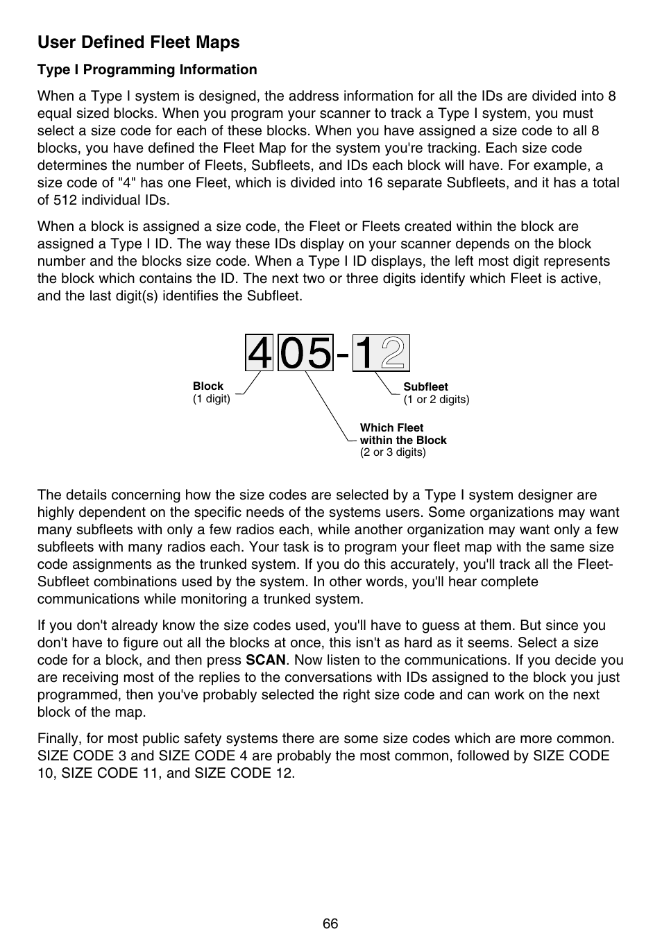 User defined fleet maps | Motorola BC796D User Manual | Page 72 / 84