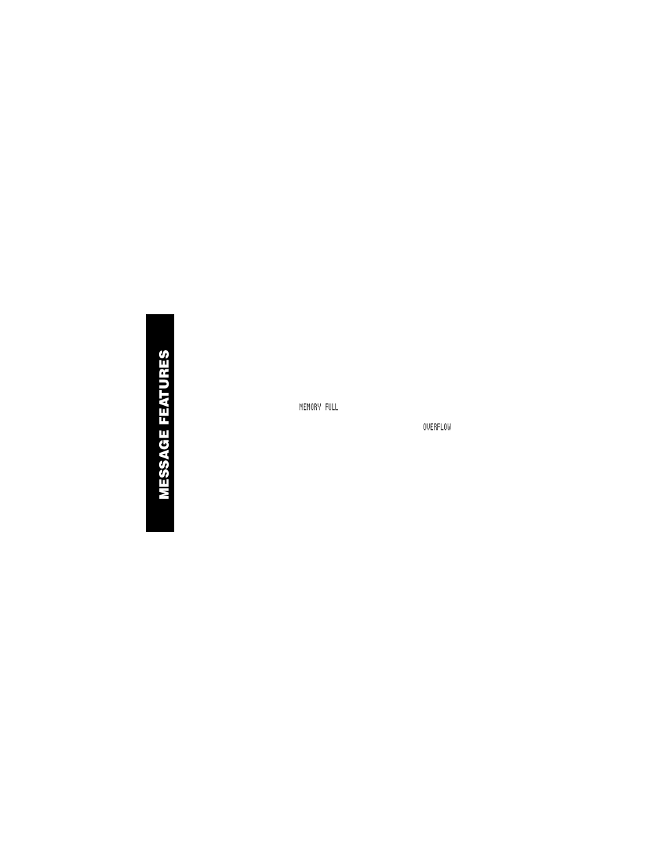 Storing messages, Automatic message deletion, Message fea tures | Motorola WORDline  EN User Manual | Page 20 / 34