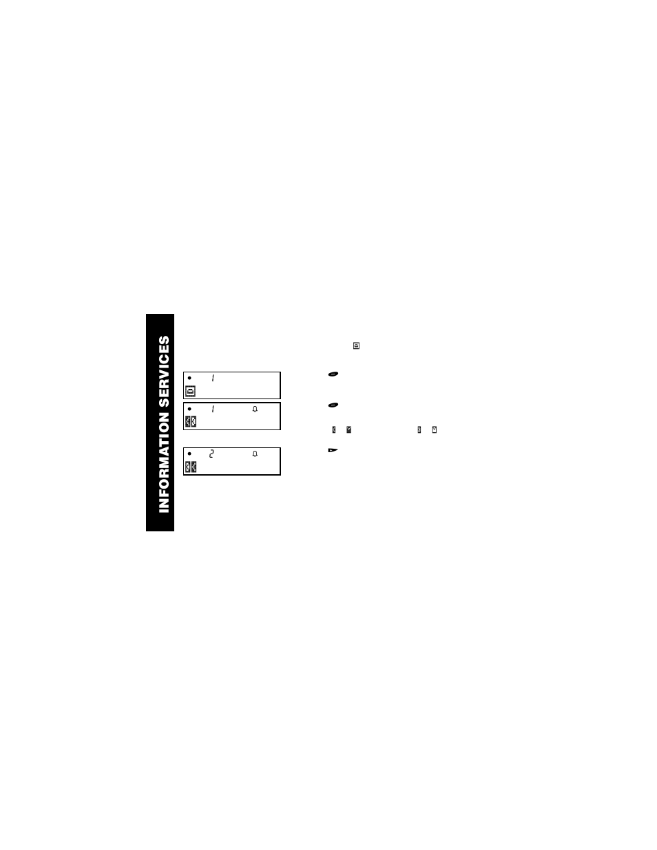 Reading information services, Informa tion ser vices | Motorola WORDline  EN User Manual | Page 22 / 34