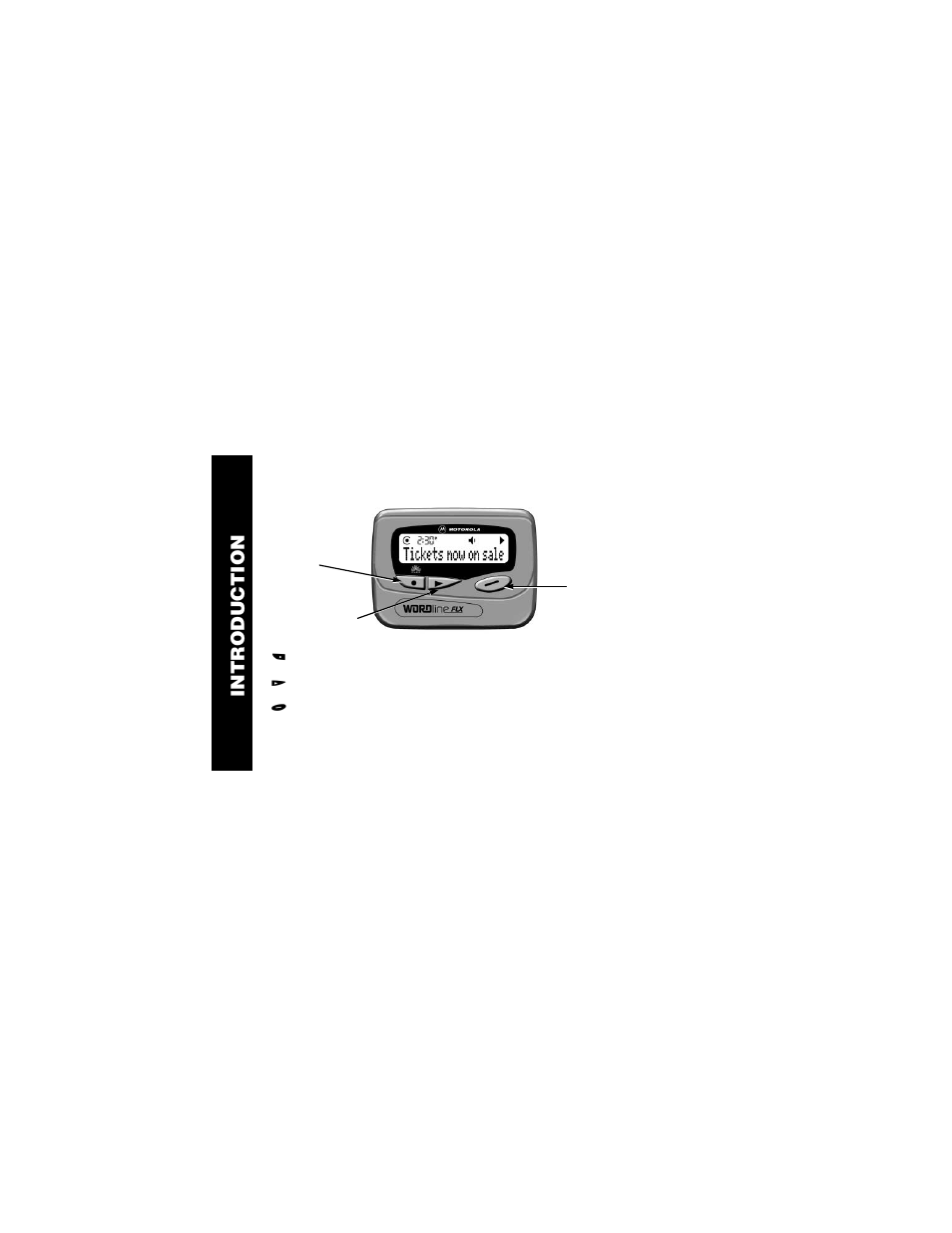 Controls, Intr oduction | Motorola WORDline  EN User Manual | Page 4 / 34