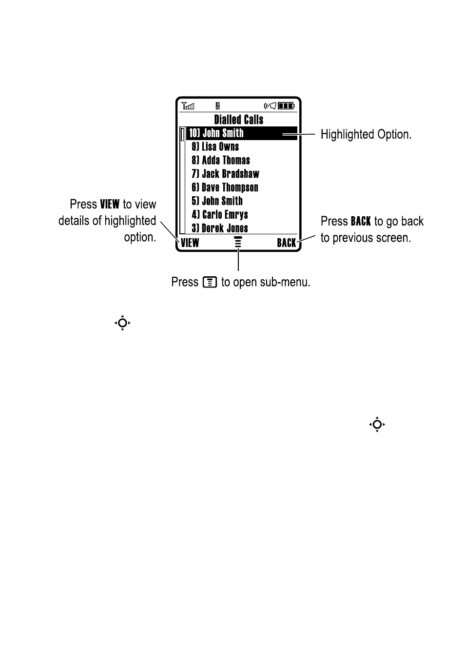 Selecting a feature option | Motorola C975 3G User Manual | Page 39 / 95