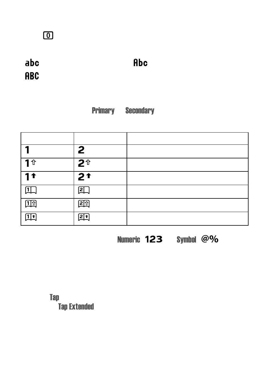 Using tap mode | Motorola C975 3G User Manual | Page 42 / 95