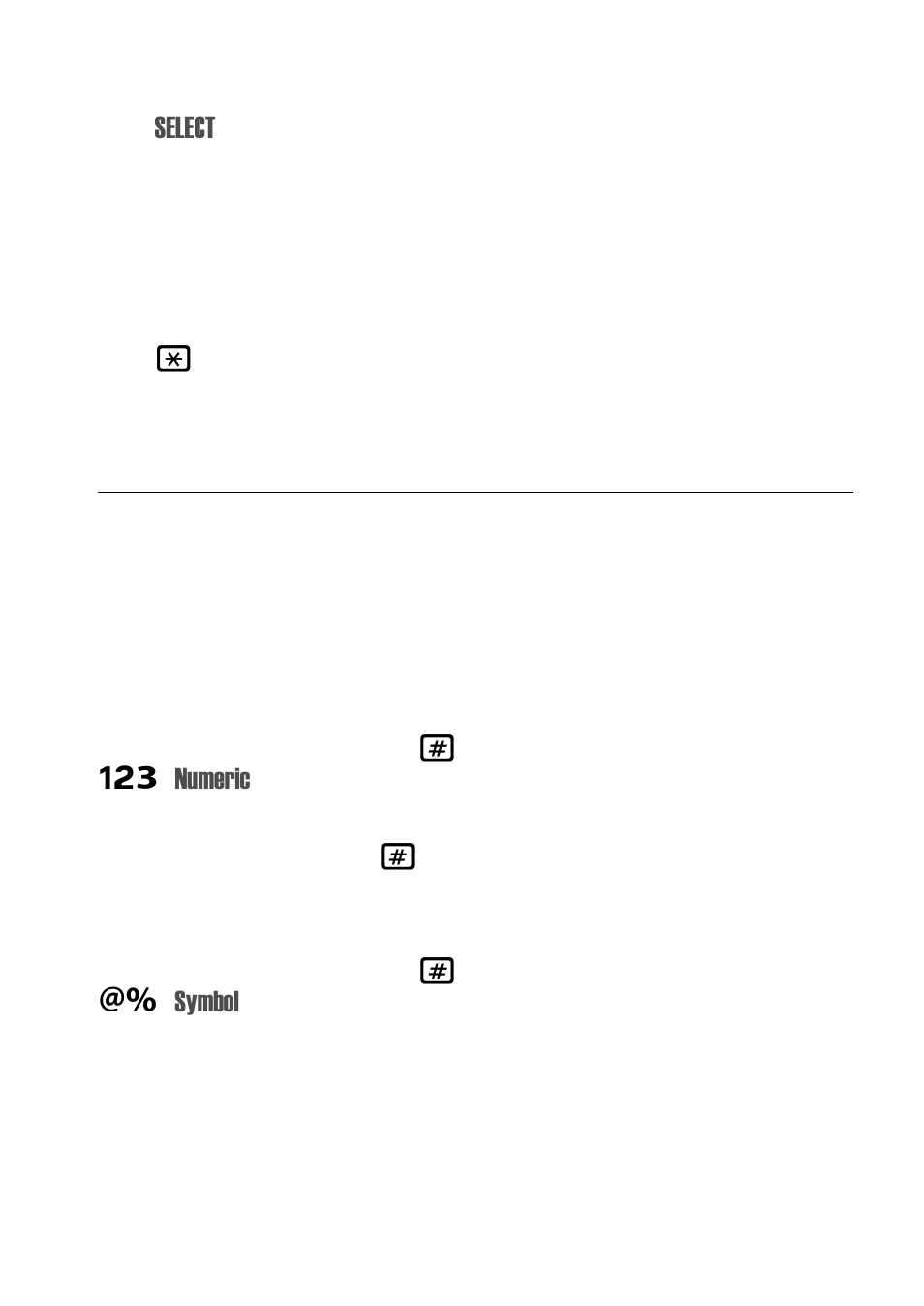 Using numeric mode, Using symbol mode | Motorola C975 3G User Manual | Page 47 / 95