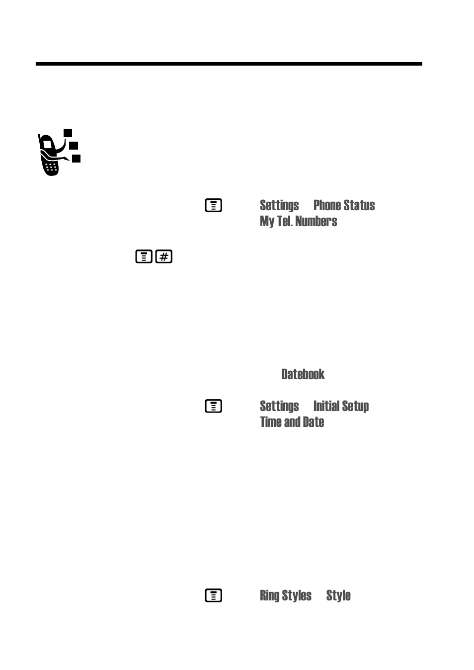 Setting up your phone, Storing your name and phone number, Setting the time and date | Setting a ring style | Motorola C975 3G User Manual | Page 54 / 95