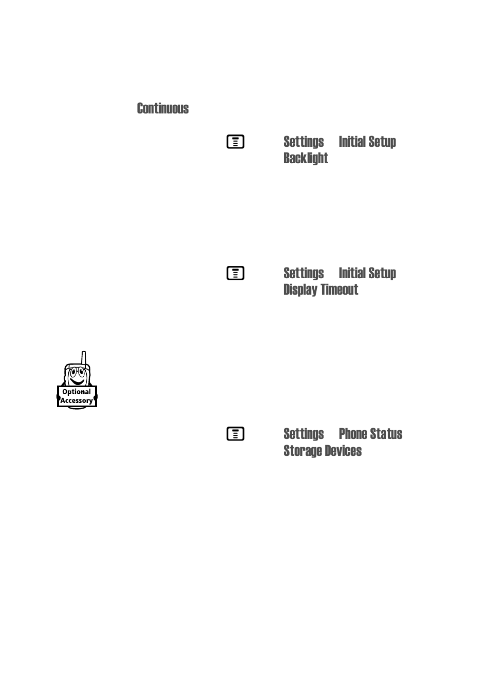 Adjusting the backlight, Setting display timeout, Switching storage devices | Motorola C975 3G User Manual | Page 57 / 95