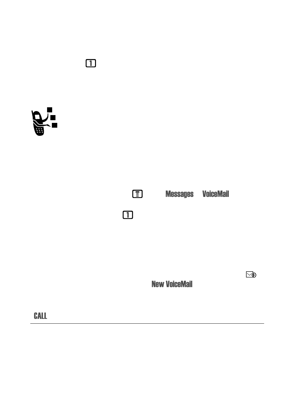 Calling with 1-touch dial, Using voicemail, Calling with 1-touch dial using voicemail | Listening to voicemail messages, Receiving a voicemail message | Motorola C975 3G User Manual | Page 65 / 95