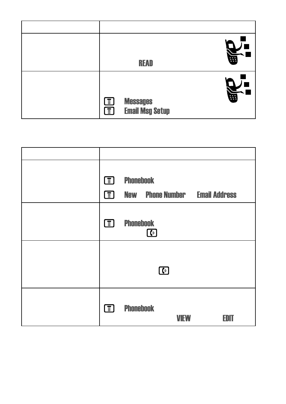 Phonebook | Motorola C975 3G User Manual | Page 74 / 95