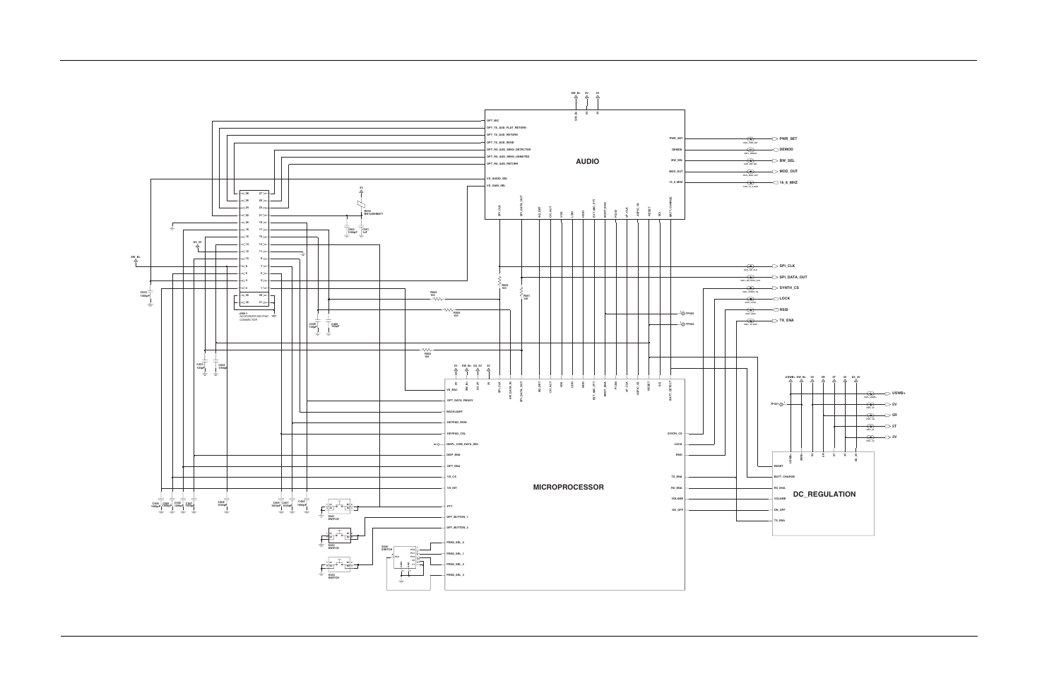 Dc_regulation audio microprocessor | Motorola CP150TM User Manual | Page 113 / 252