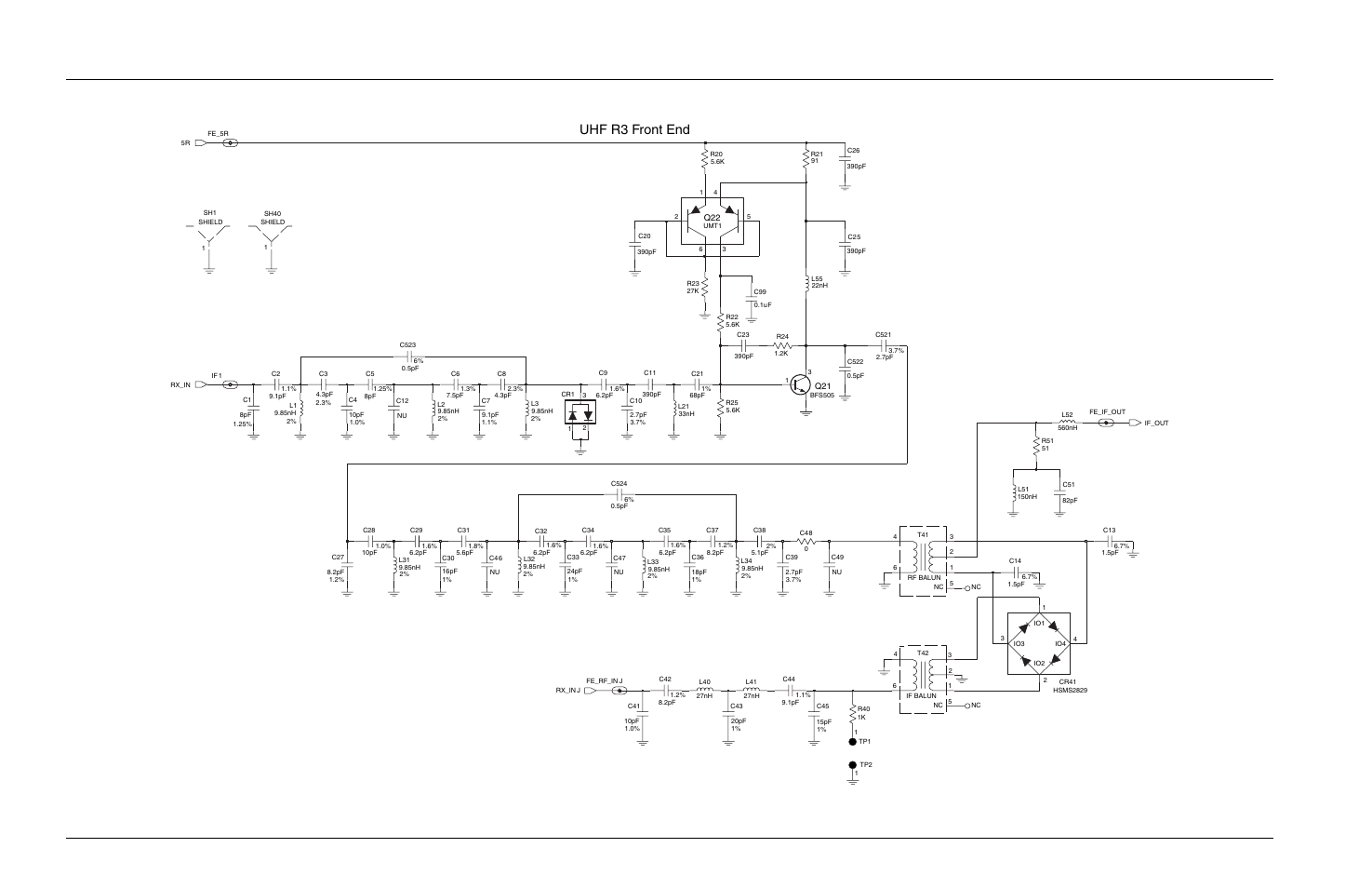 Uhf r3 front end | Motorola CP150TM User Manual | Page 236 / 252