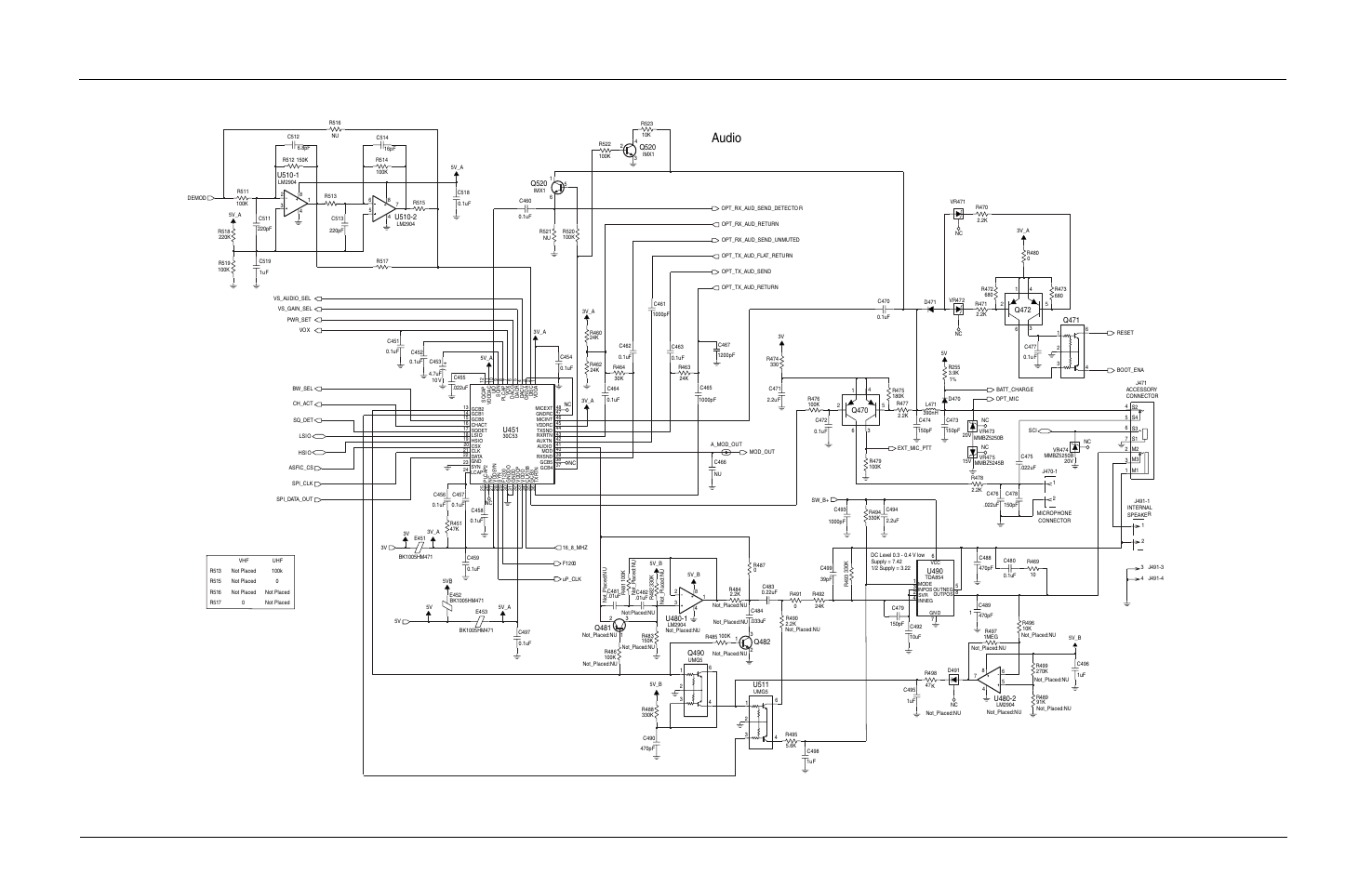 Audio | Motorola CP150TM User Manual | Page 243 / 252