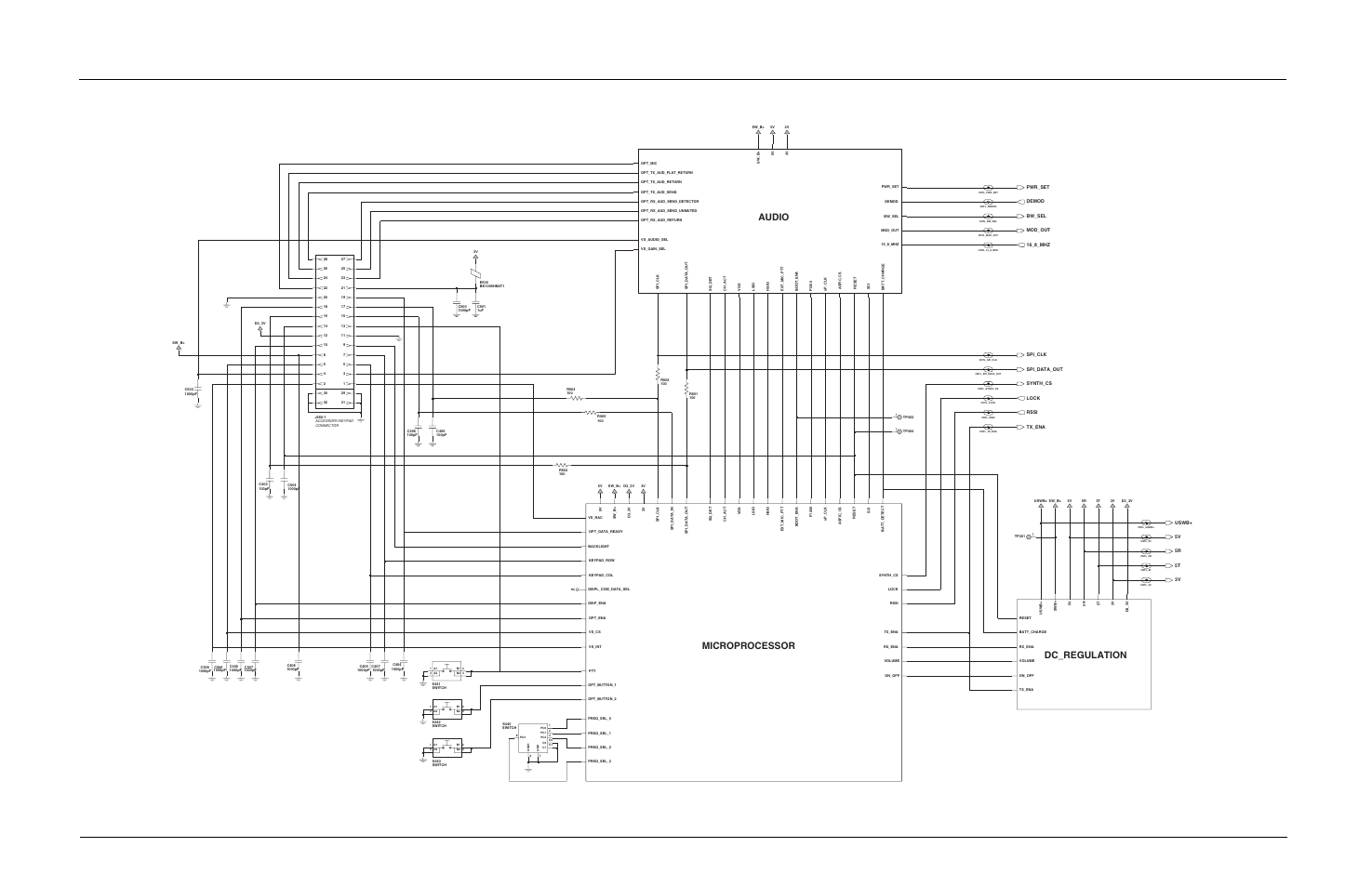 Dc_regulation audio microprocessor | Motorola CP150TM User Manual | Page 65 / 252