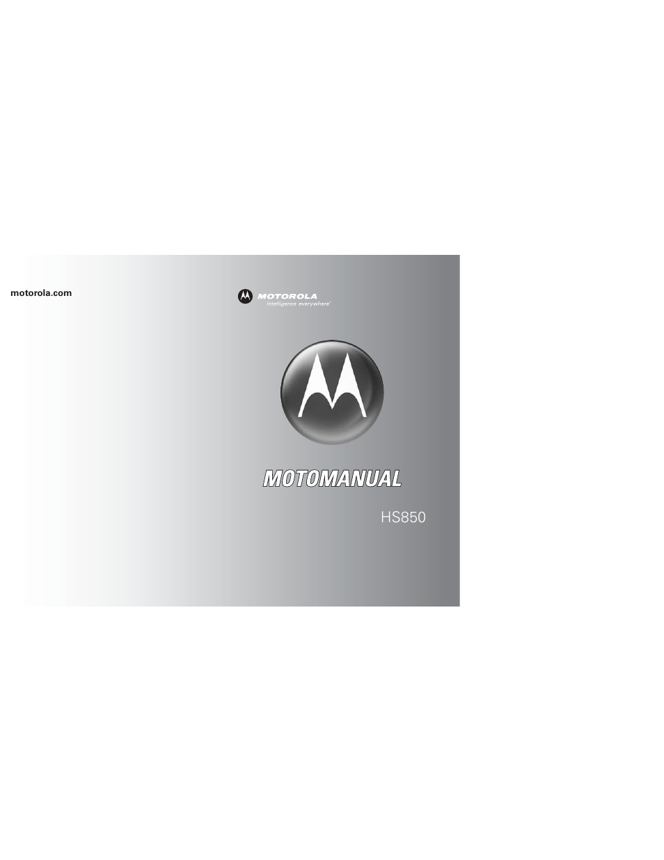 Motorola HS850 User Manual | 111 pages