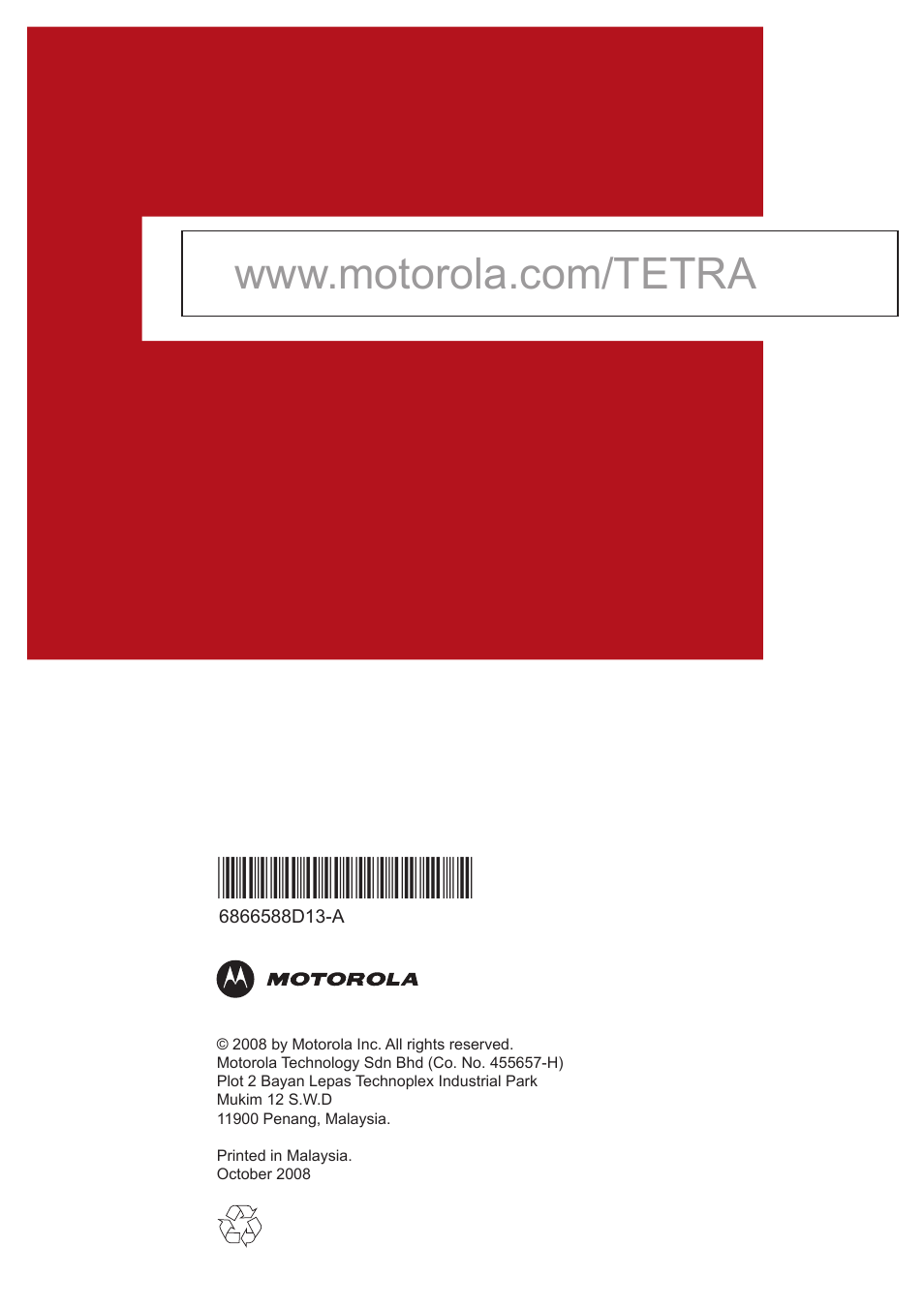 Motorola MTP810 EX User Manual | Page 59 / 59