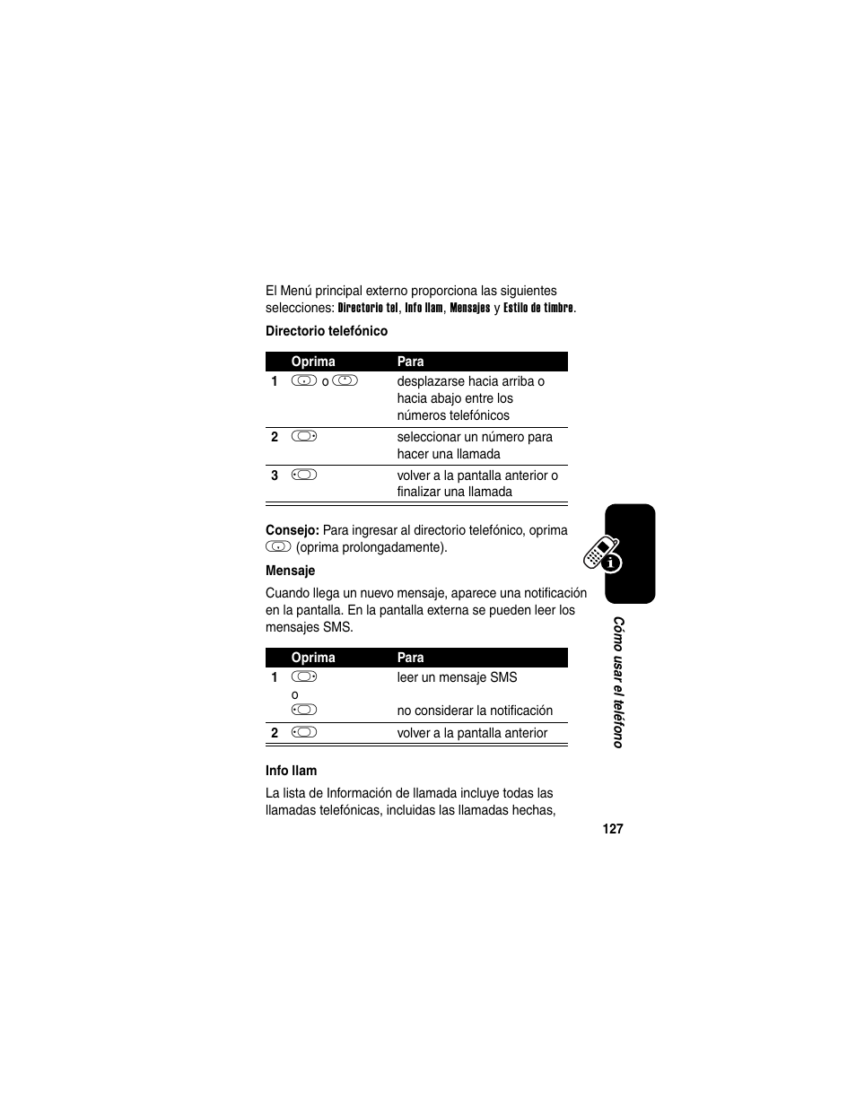 Motorola A630 User Manual | Page 129 / 200