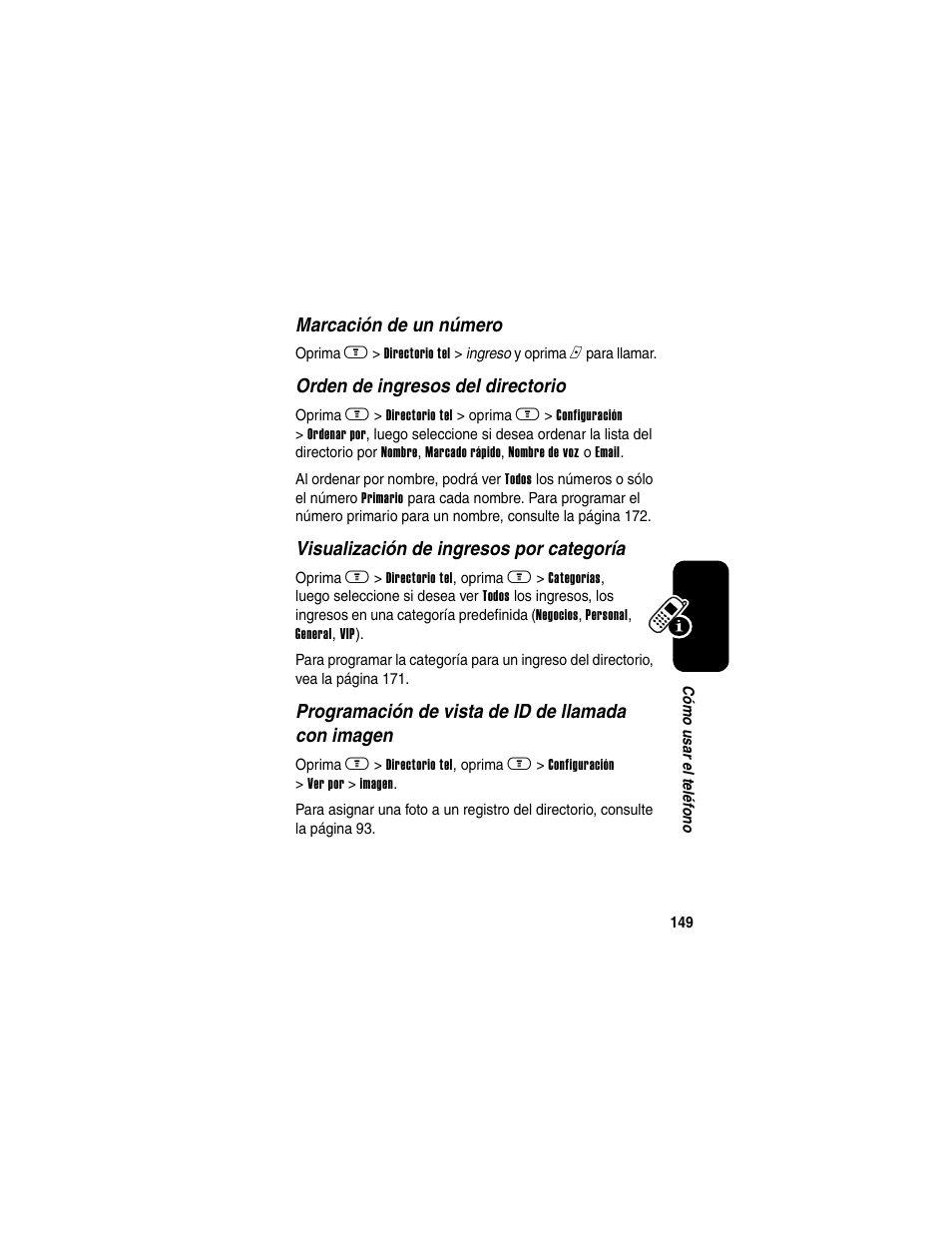 Motorola A630 User Manual | Page 151 / 200