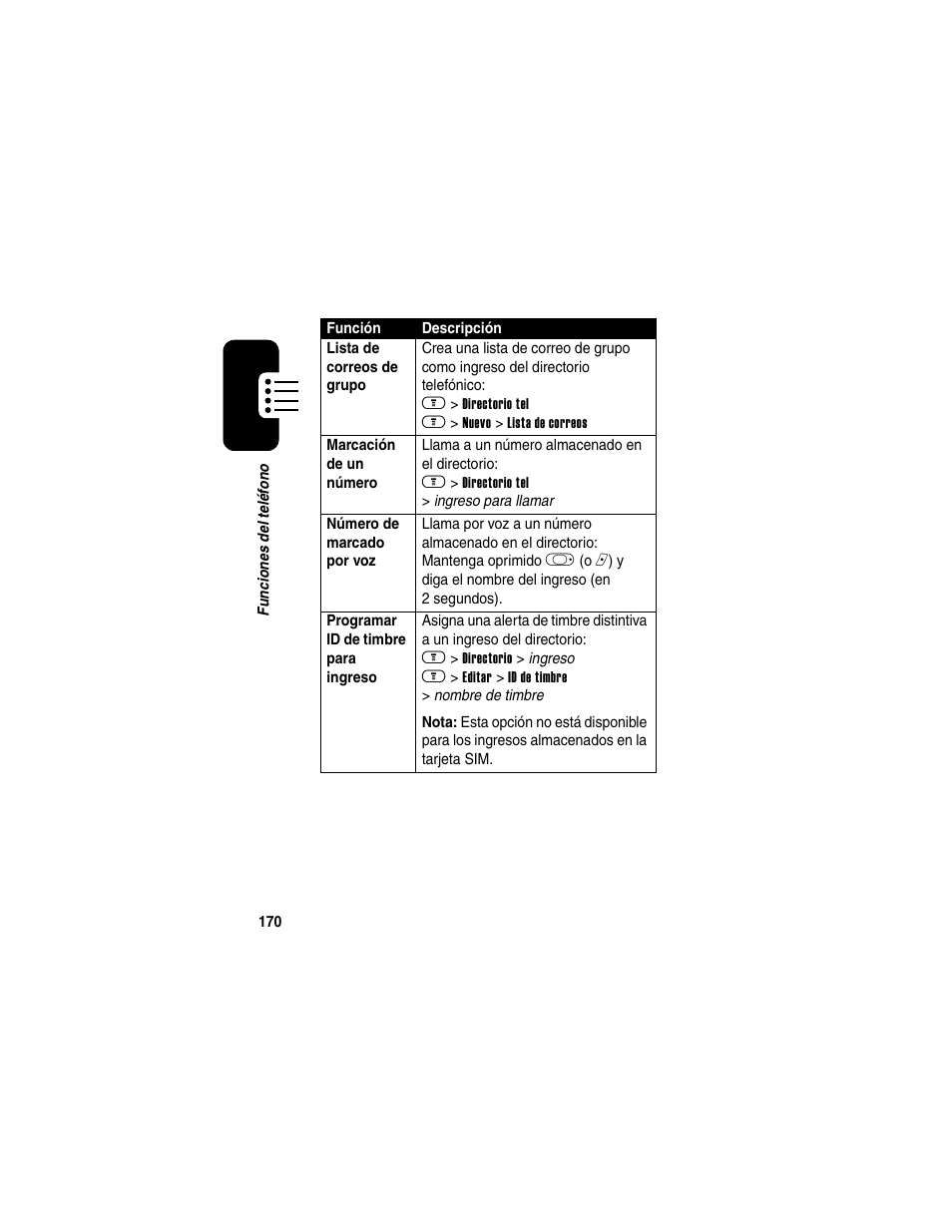 Motorola A630 User Manual | Page 172 / 200