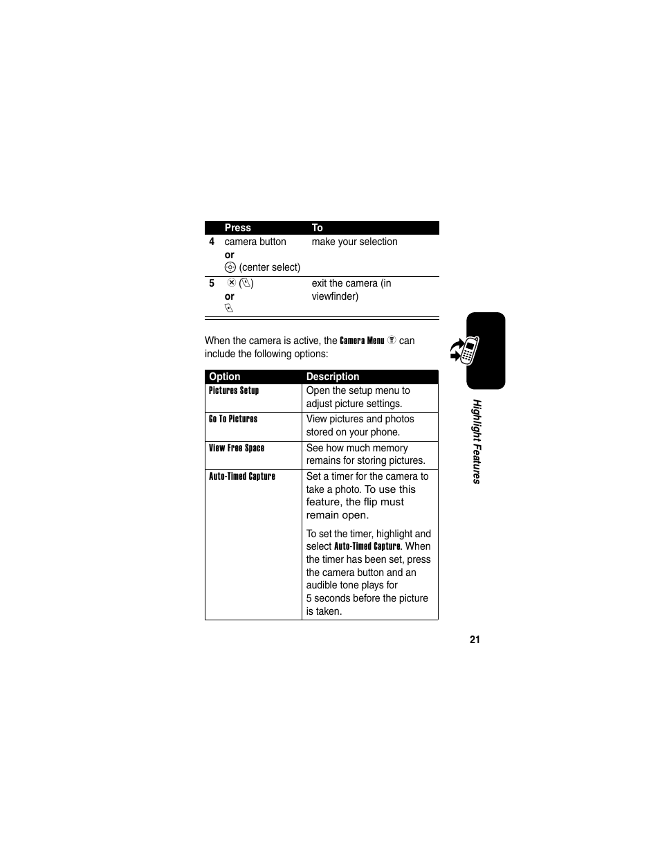 Motorola A630 User Manual | Page 23 / 200