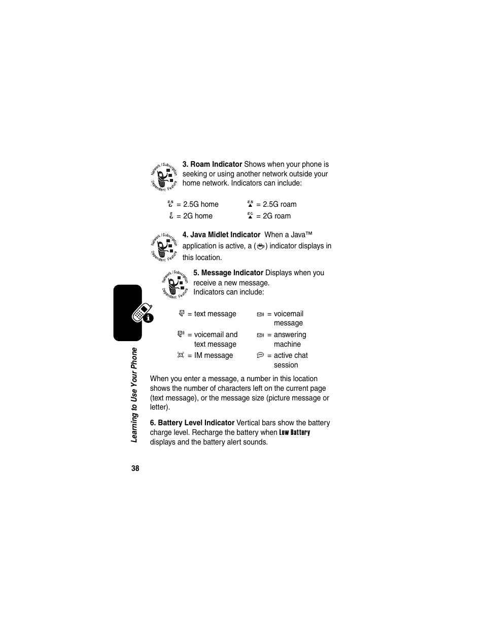 Motorola A630 User Manual | Page 40 / 200