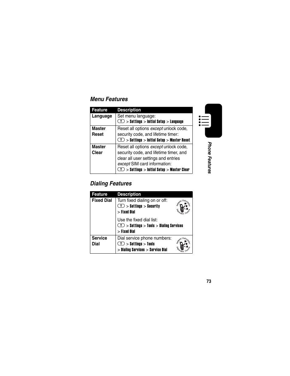 Motorola A630 User Manual | Page 75 / 200