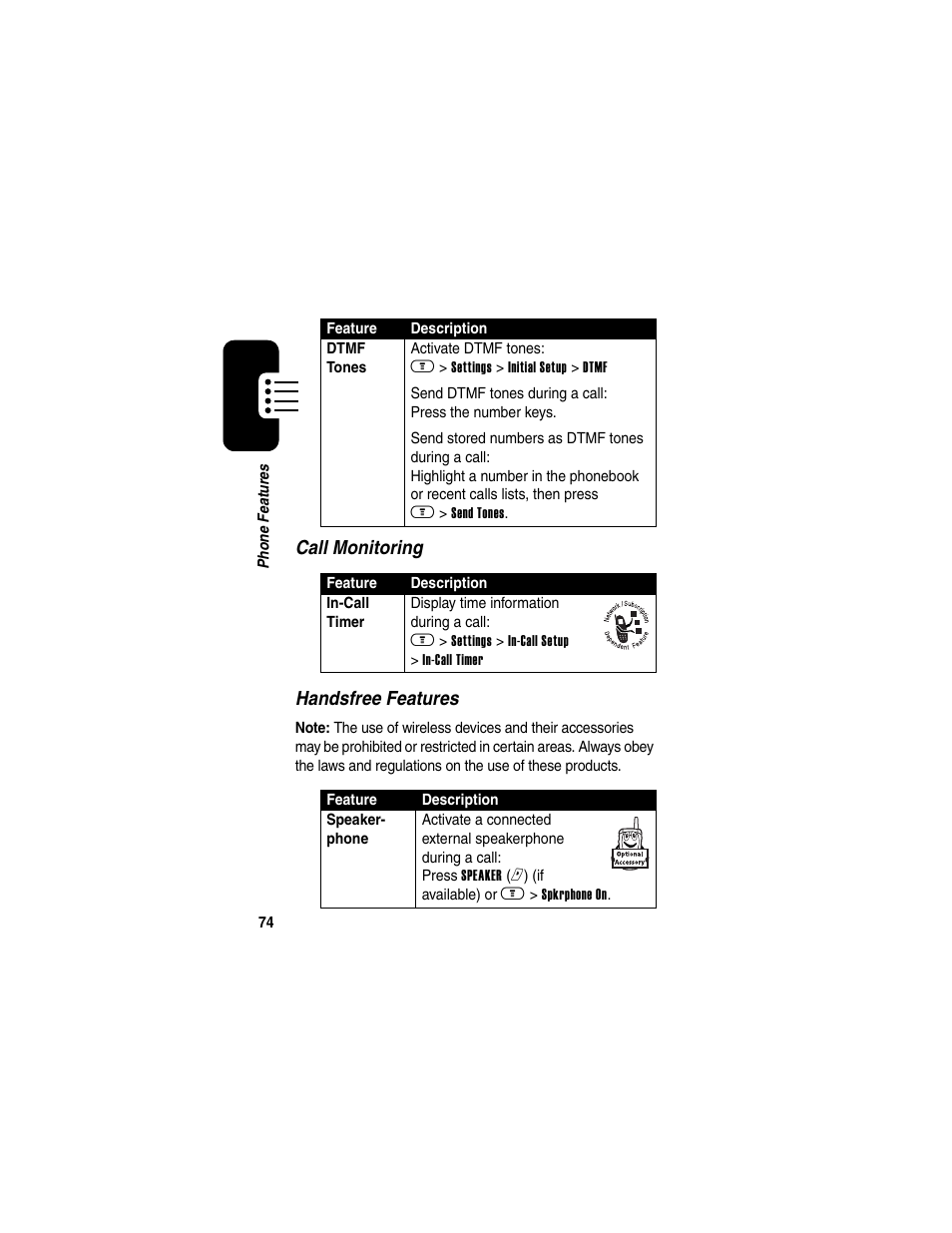 Motorola A630 User Manual | Page 76 / 200