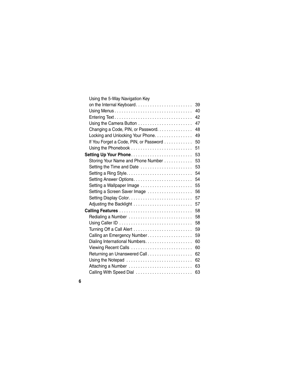 Motorola A630 User Manual | Page 8 / 200