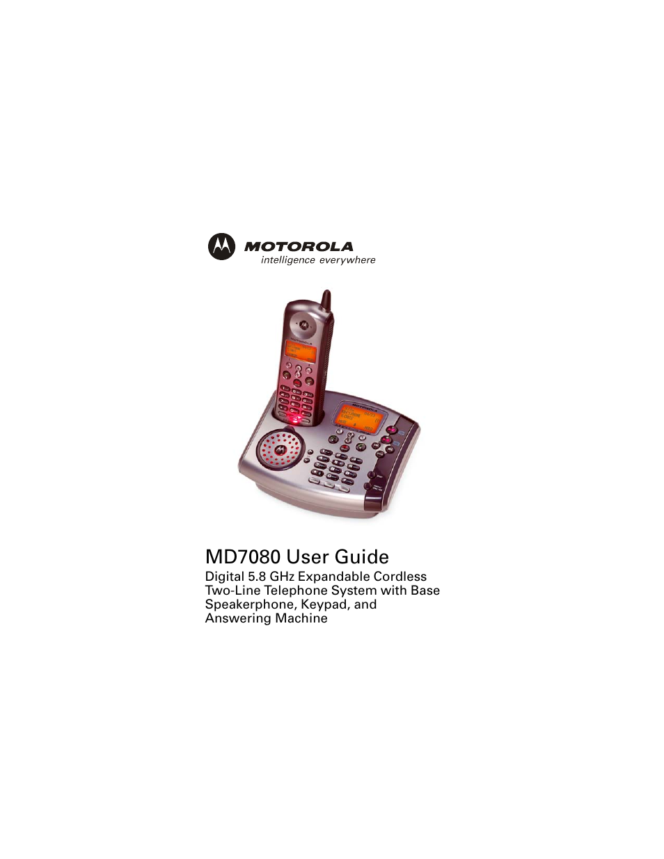 Motorola TM MD7080 User Manual | 68 pages