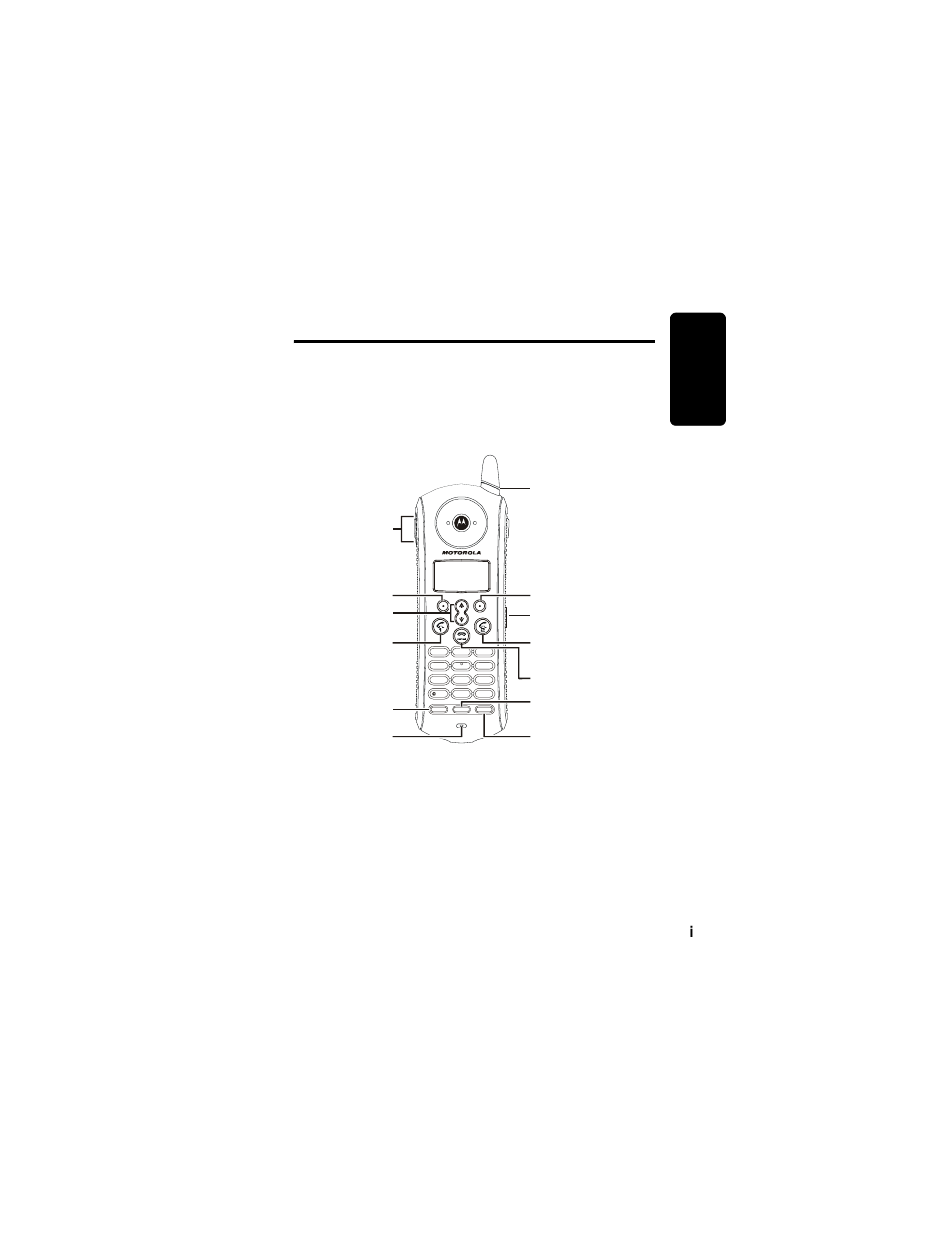 Welcome, Handset overview, Handsfree redial | Inter com | Motorola TM MD7080 User Manual | Page 2 / 68