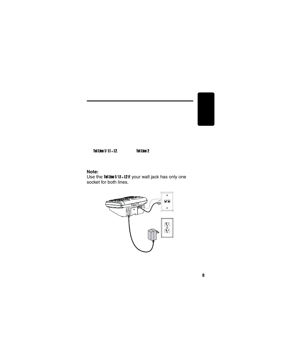 Installation, Installing the phone on a desk | Motorola TM MD7080 User Manual | Page 24 / 68