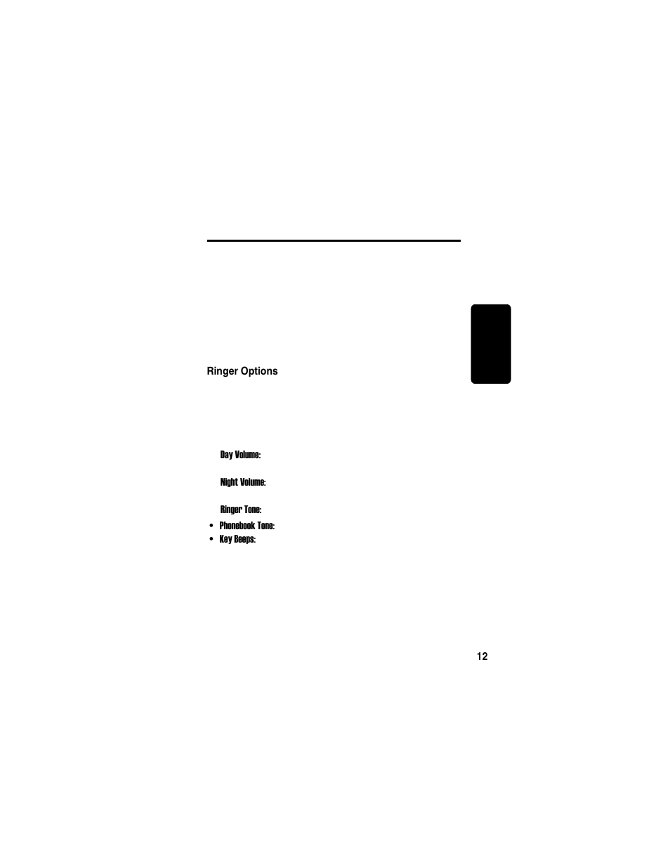 Setting up, Personalizing your new telephone system, Ringer options | Motorola TM MD7080 User Manual | Page 28 / 68