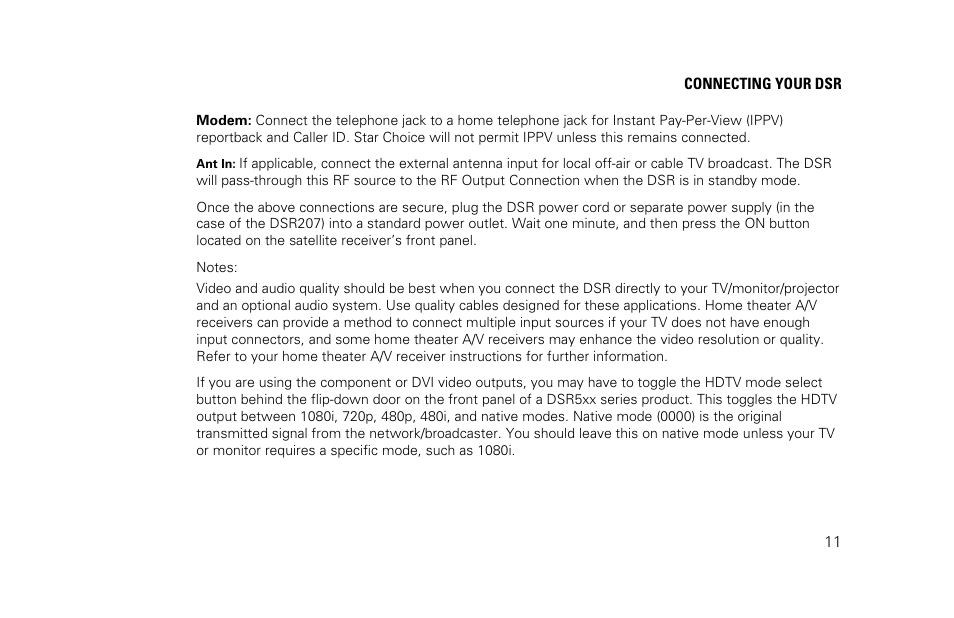 Motorola DSR530 User Manual | Page 13 / 18