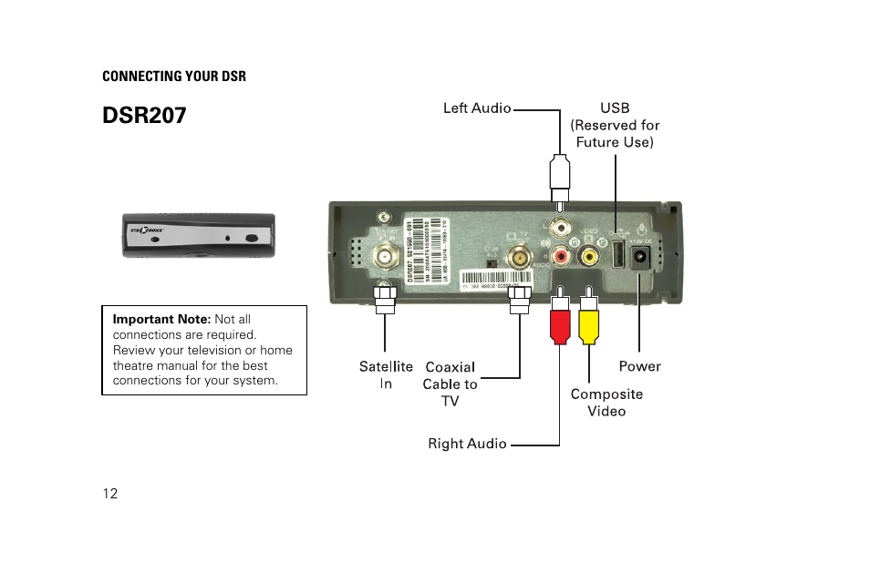 Dsr207 | Motorola DSR530 User Manual | Page 14 / 18