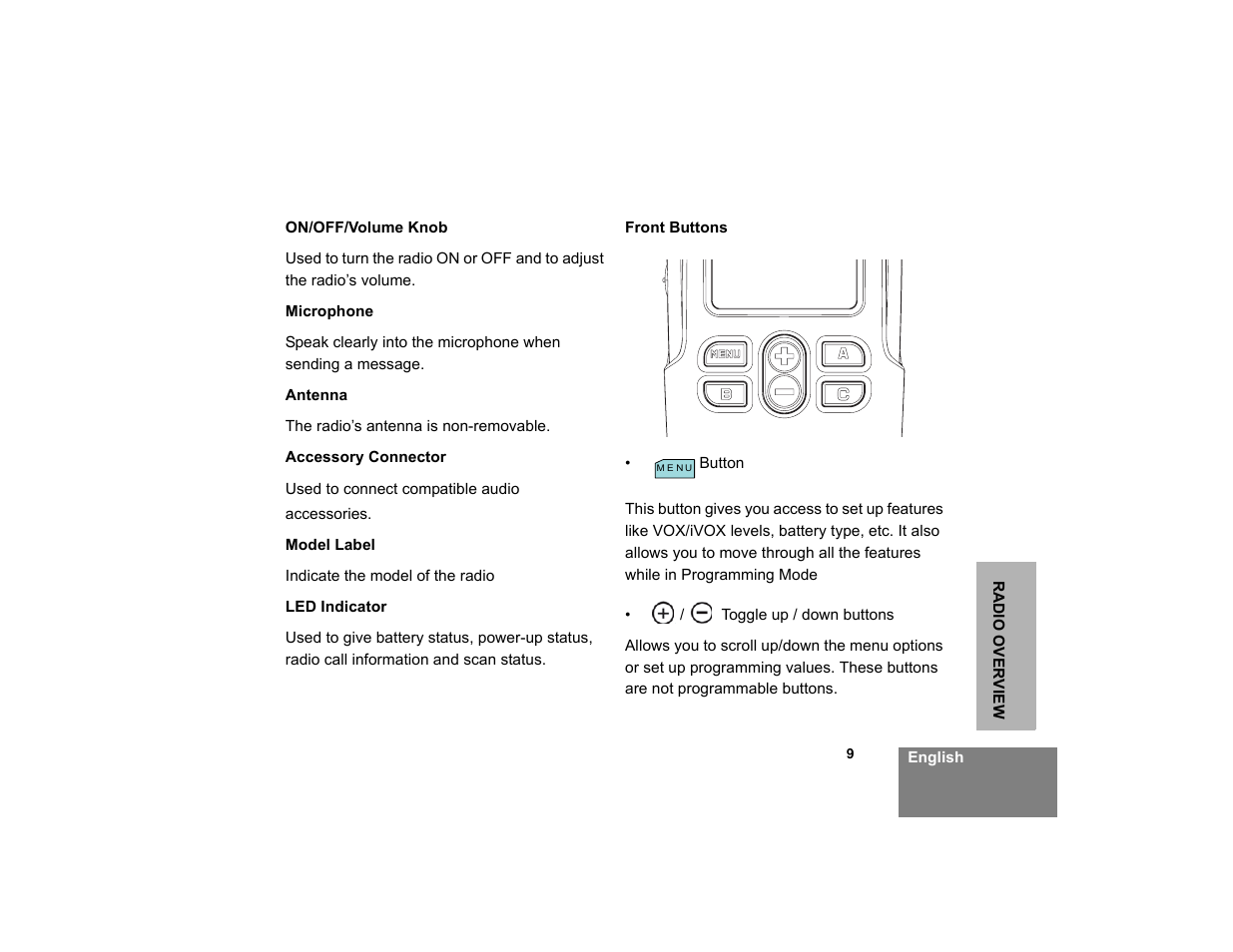 Motorola XTNID User Manual | Page 11 / 69