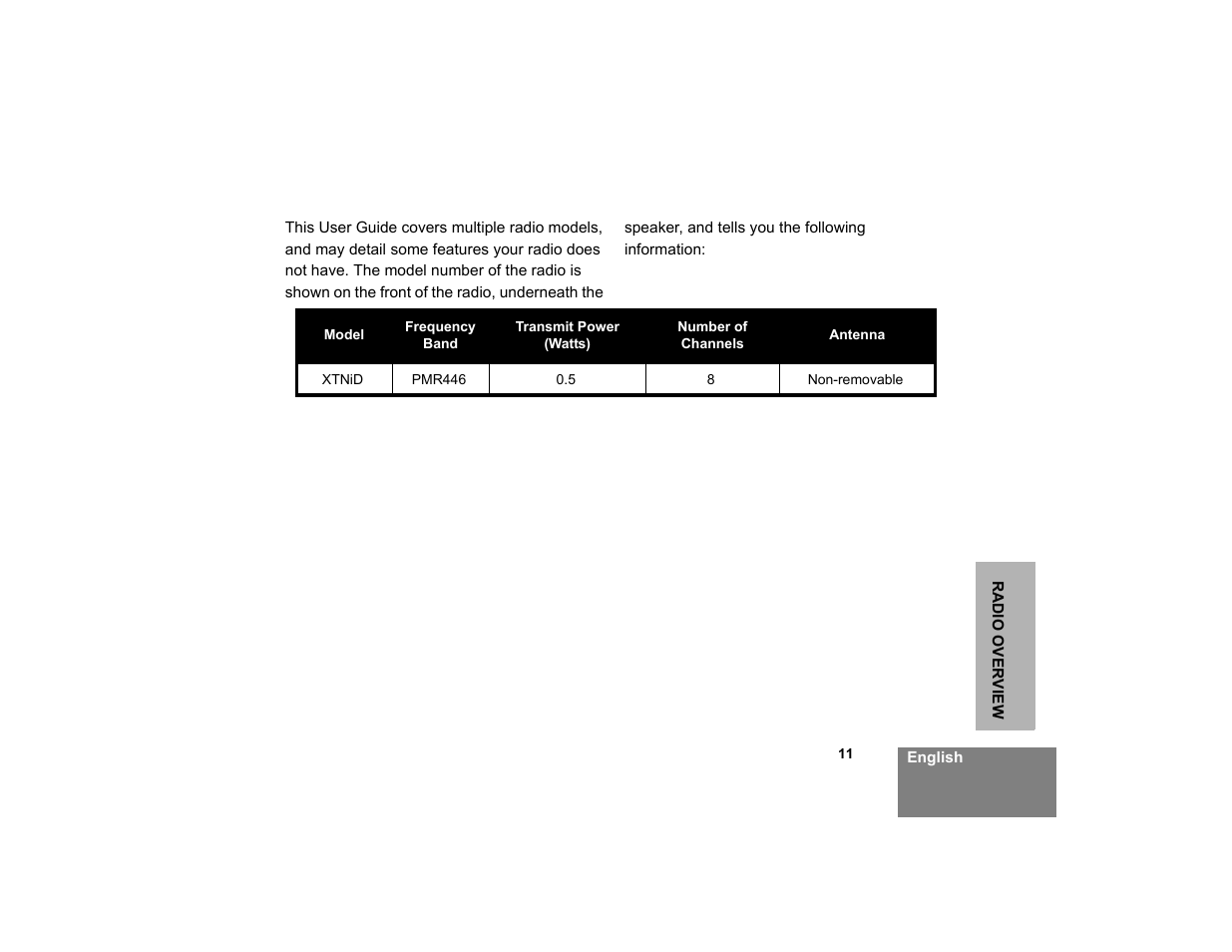 Motorola XTNID User Manual | Page 13 / 69