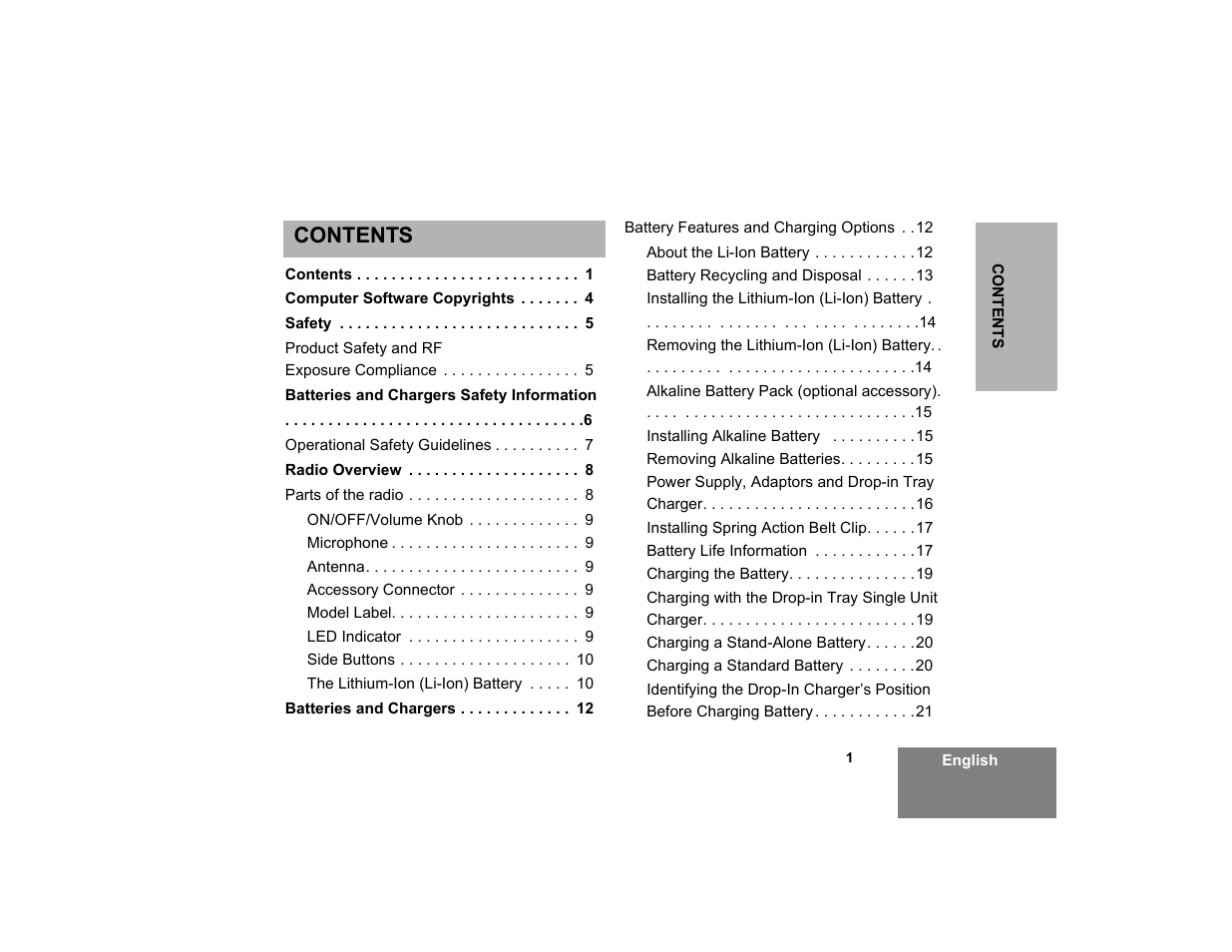 Motorola XTNID User Manual | Page 3 / 69