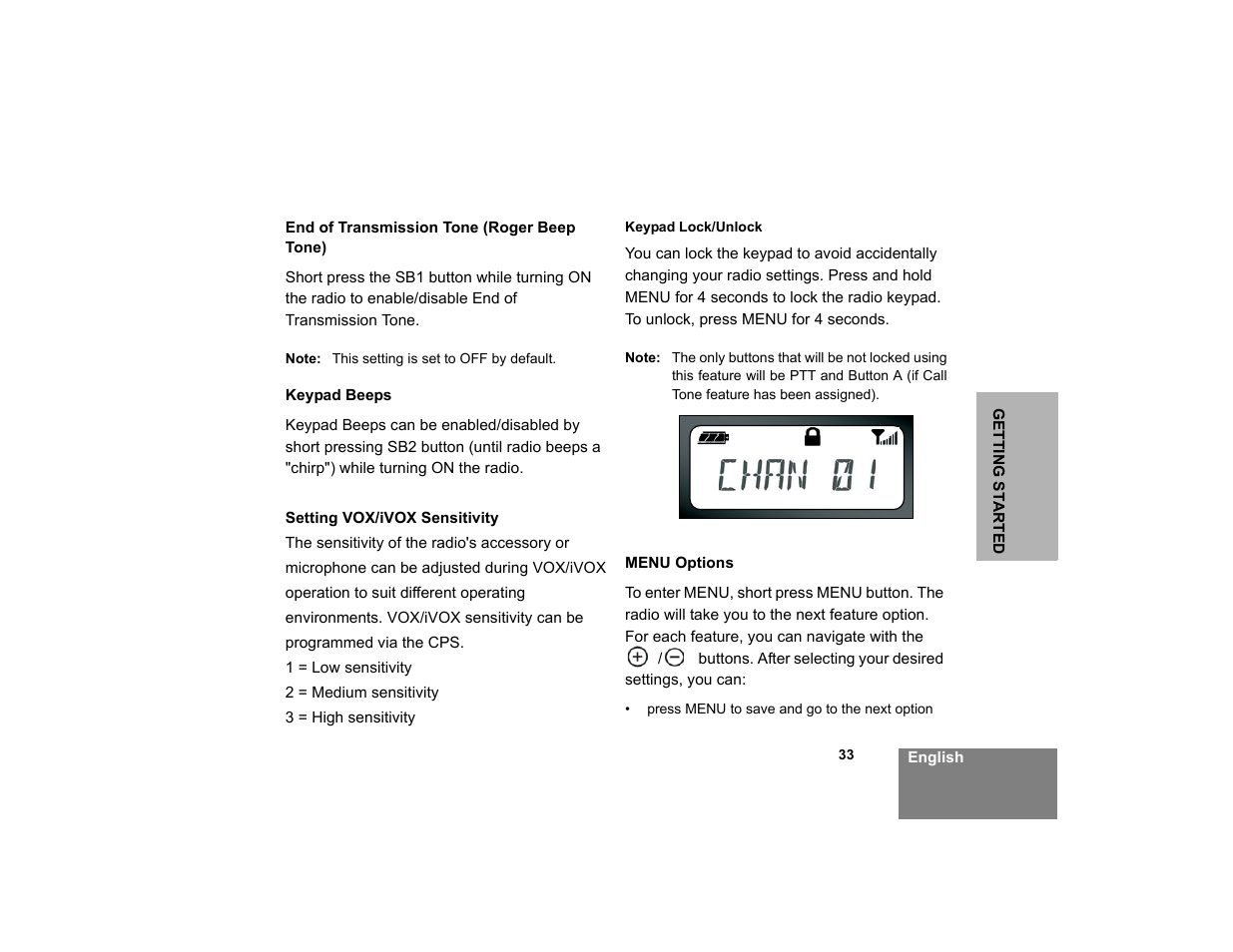 Motorola XTNID User Manual | Page 35 / 69
