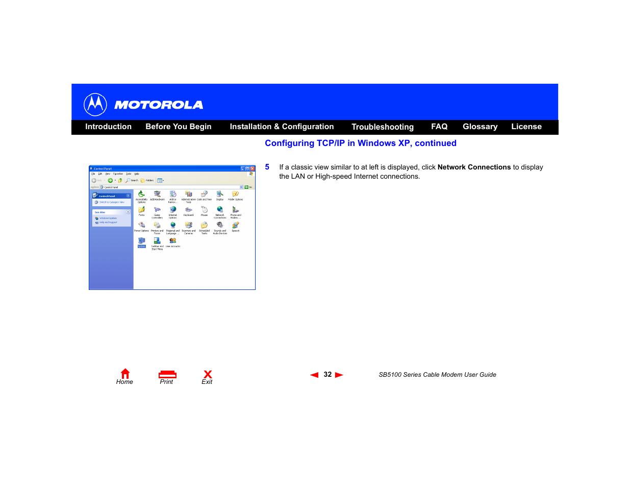 Ep 5 | Motorola SB5100 User Manual | Page 38 / 74