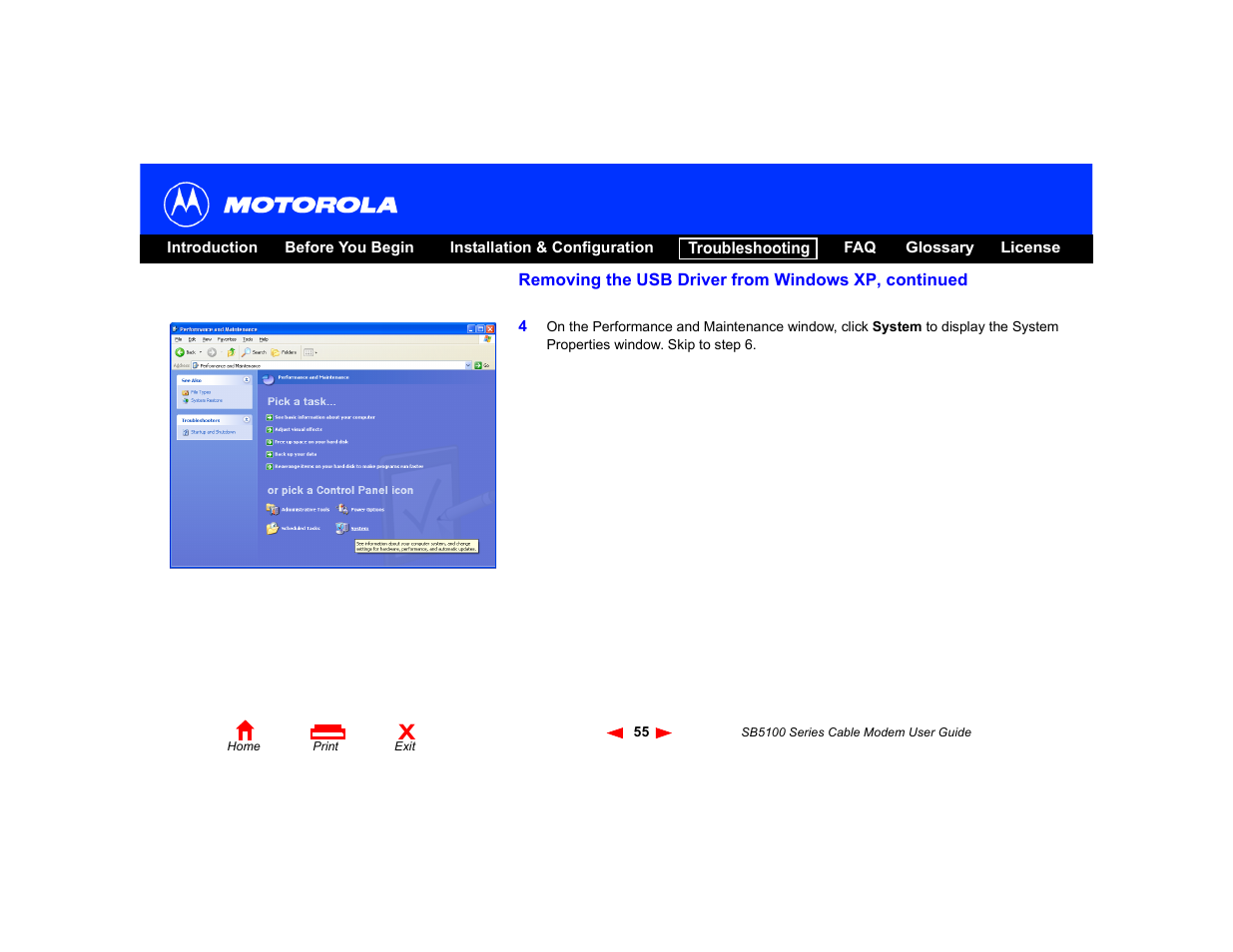 Motorola SB5100 User Manual | Page 61 / 74
