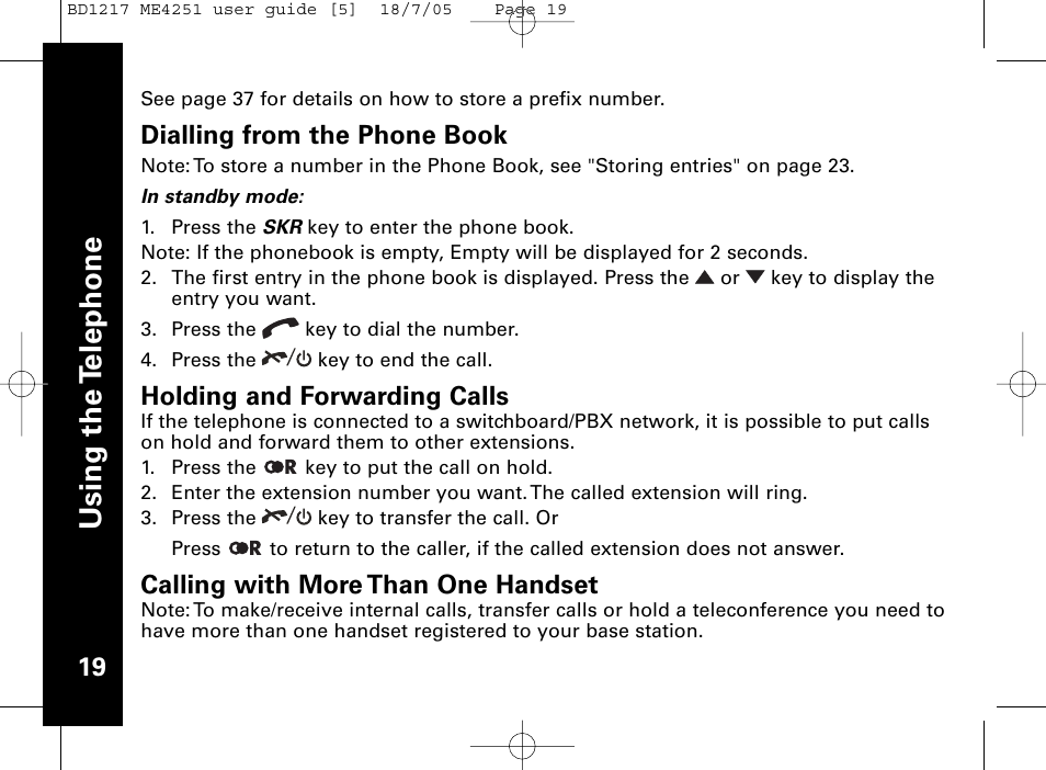 Motorola ME4251 User Manual | Page 20 / 69