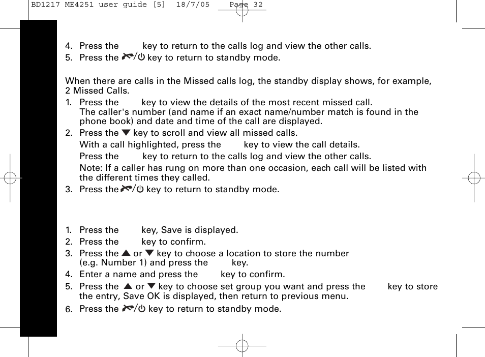 Usi n g th e m en u | Motorola ME4251 User Manual | Page 33 / 69