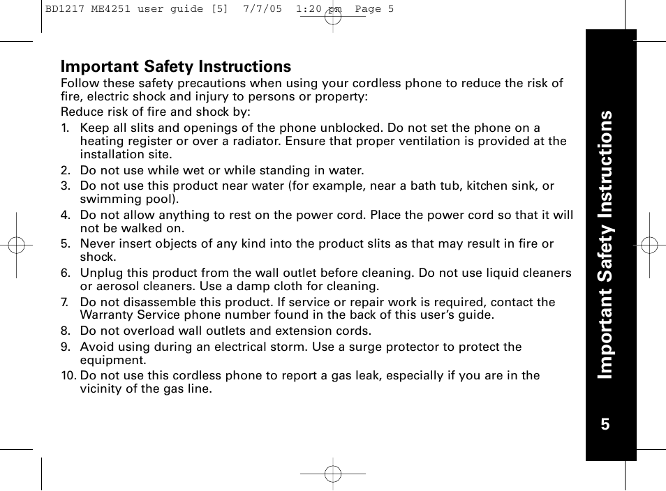 Motorola ME4251 User Manual | Page 6 / 69