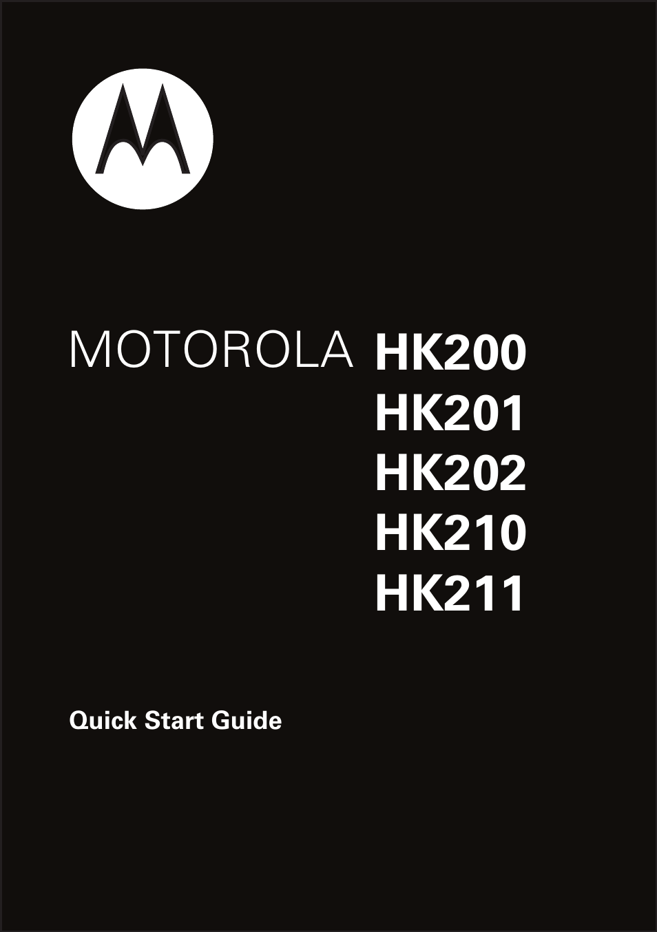 Motorola HK200 User Manual | 84 pages