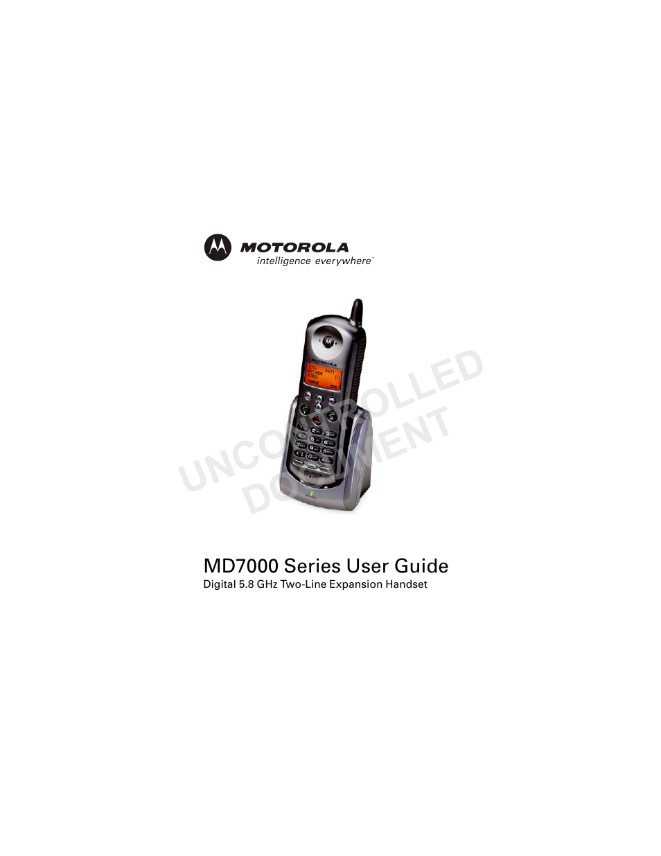 Motorola MD7000 User Manual | 55 pages