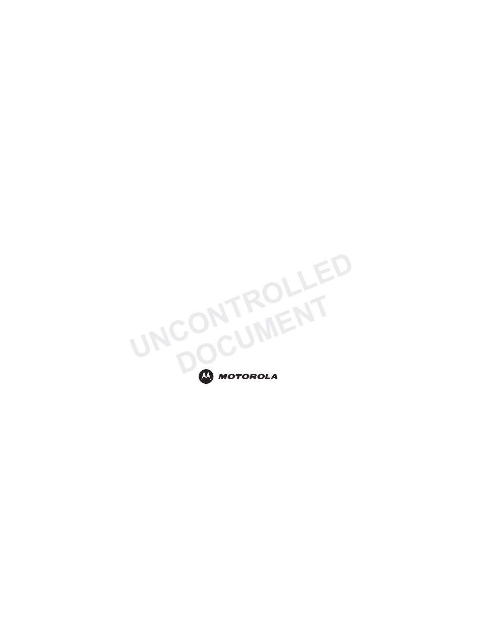 Uncontrolled document | Motorola MD7000 User Manual | Page 55 / 55