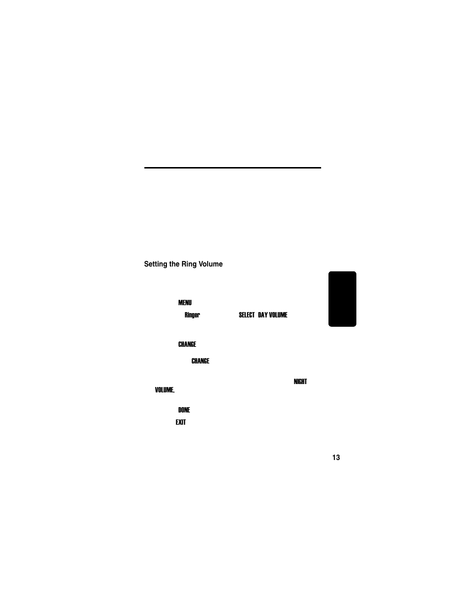 Setting up, Personalizing your handset, Setting the ring volume | Motorola MD751 User Manual | Page 31 / 64