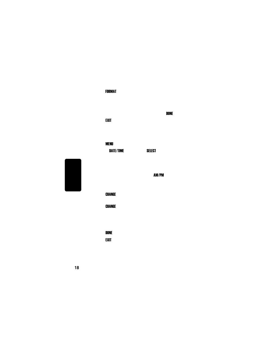 Setting the date and time | Motorola MD751 User Manual | Page 36 / 64