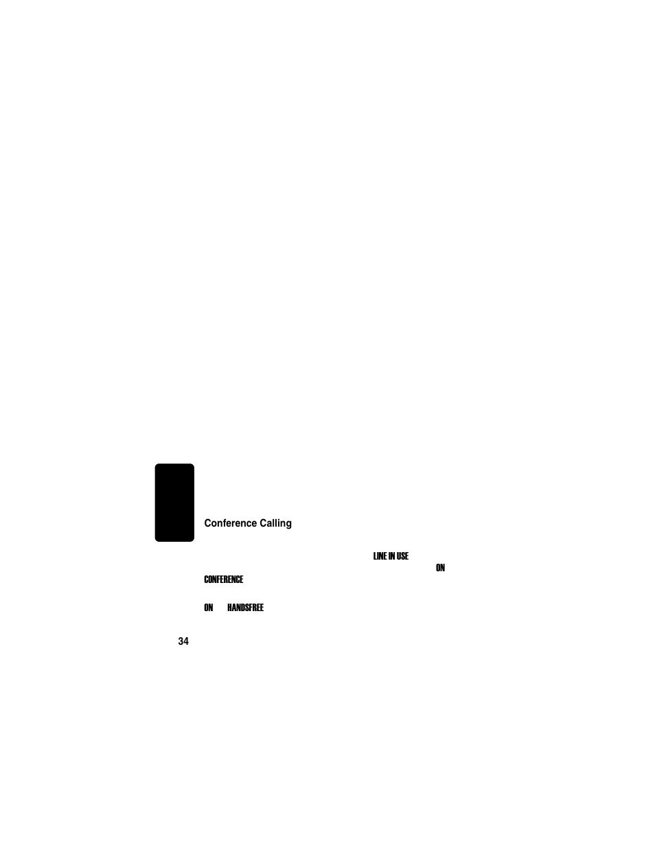 Multihandset functions, Conference calling, Re l im in a r y | Motorola MD751 User Manual | Page 52 / 64