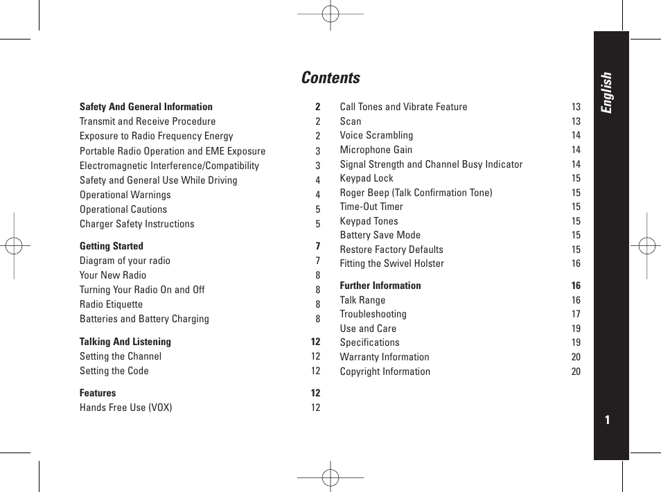 Motorola PMR446 User Manual | 134 pages